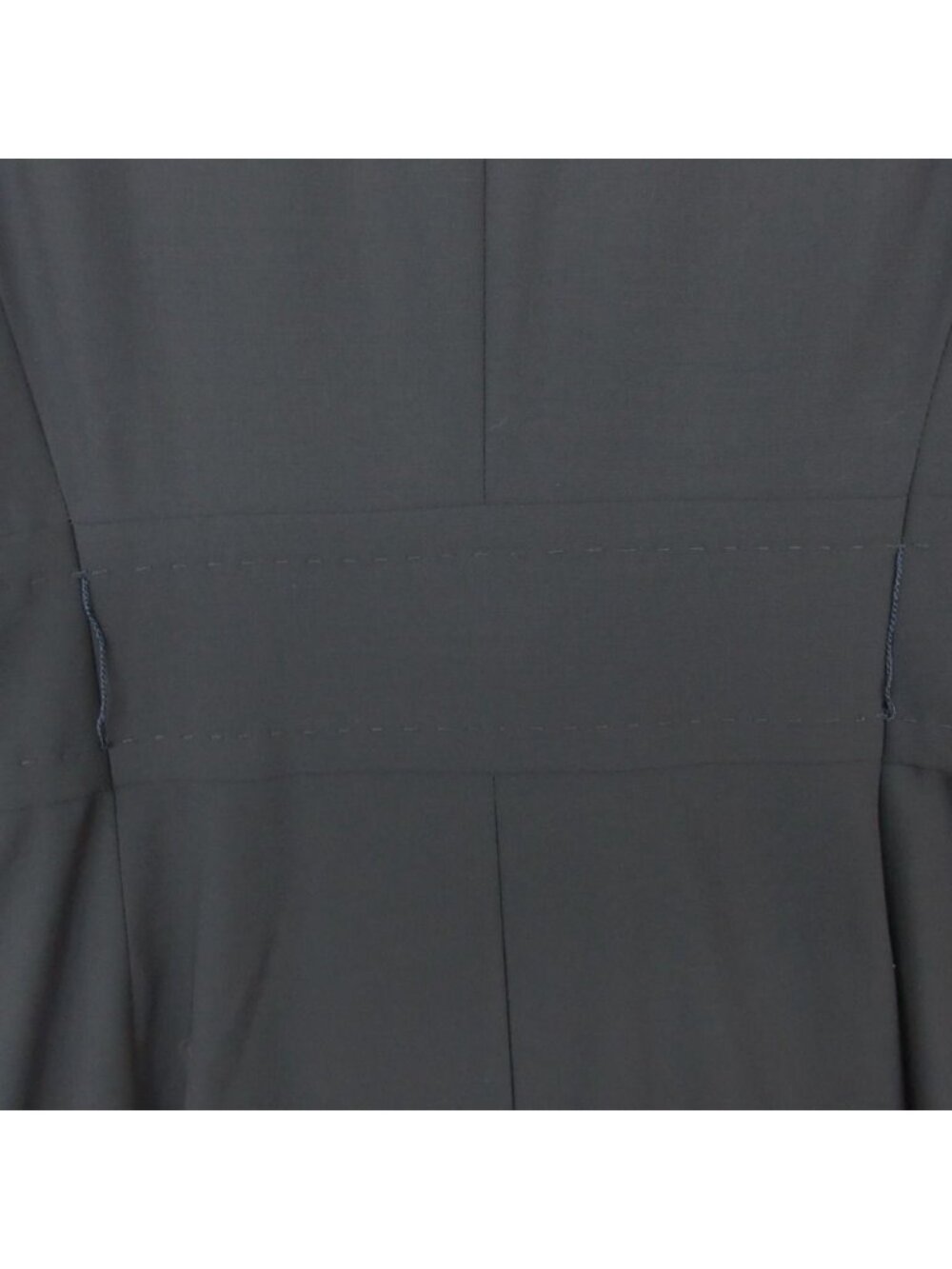Max Mara Maxma Chestar Coat Long Length Double Breasted Jacket Outer Navy 42 - Picture 9 of 10